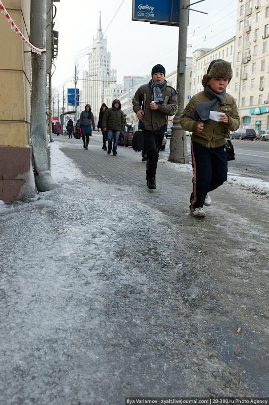 Московская плитка - прошла всего лишь одна зима