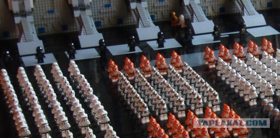 Грандиозная Lego-диарама на тему Star Wars