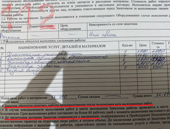 Жительница Питера заплатила 30 тысяч рублей за ремонт розетки.