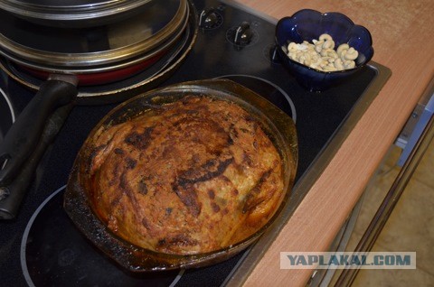 Фаршированная курица.