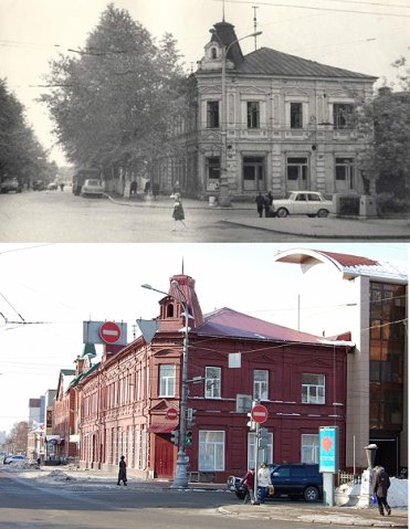 Сравнение фото Перми, старинные и современные