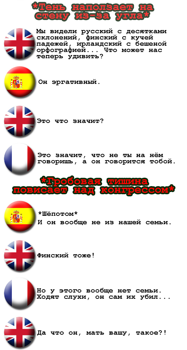Тайный конгресс европейских языков часть 2