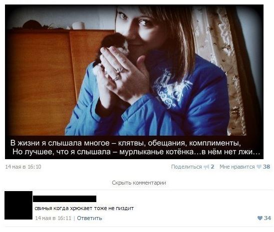 Смешные комментарии из социальных сетей