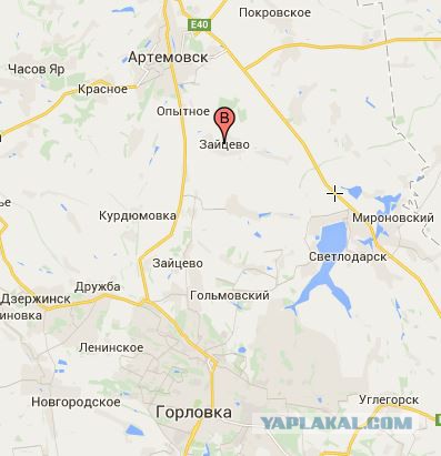 Зайцево донецкая область карта