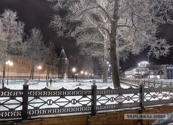 Россия ночью
