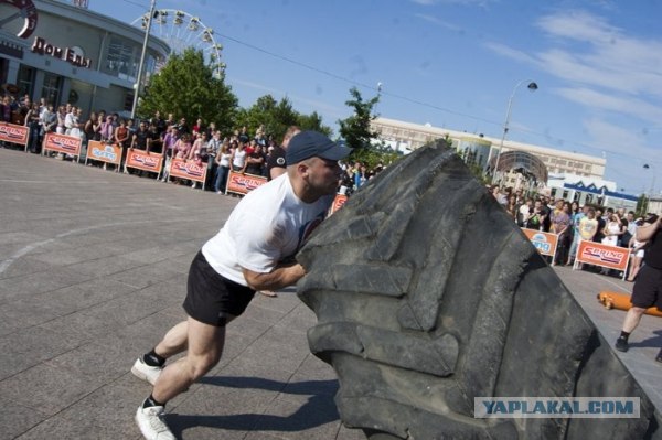 Фестиваль силачей на день молодежи
