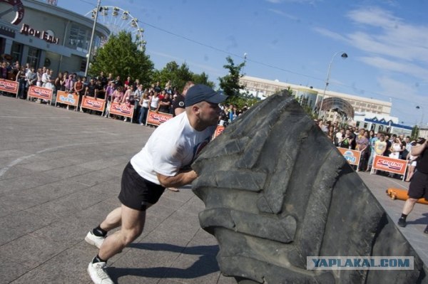 Фестиваль силачей на день молодежи