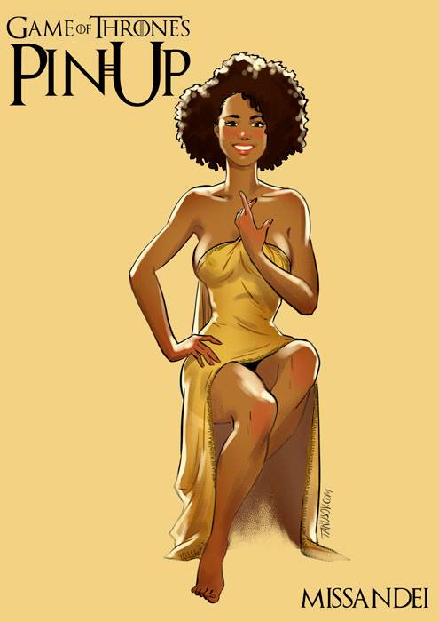 "Игра престолов" в стиле pin-up