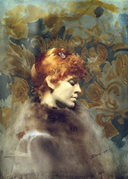 «На природе» Худ. Андерс Цорн. 1888 г.