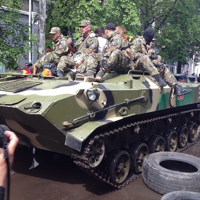 Парад победы в Славянске