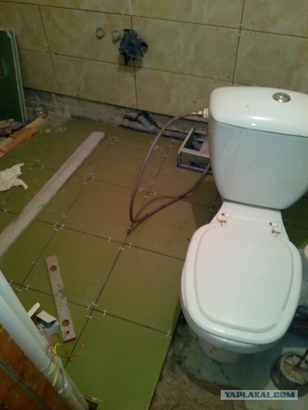 Объединение ванной.