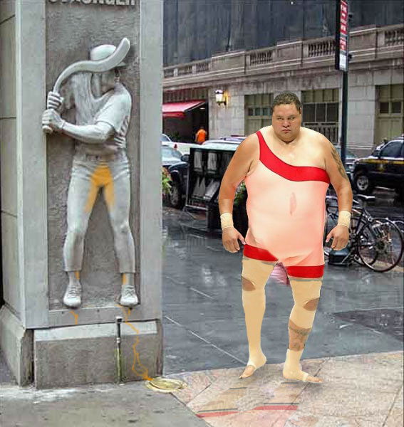 Фотожаба: бейсболист