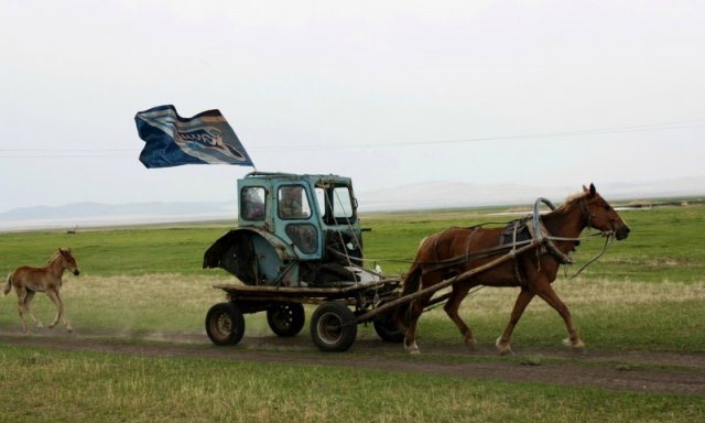 А в чистом поле