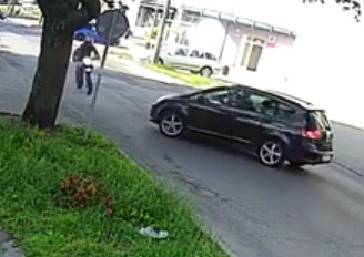 Подрезал мотоциклиста