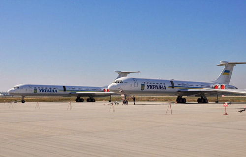 Илюшинские самолеты в Лондоне IL76 IL62 Редкие