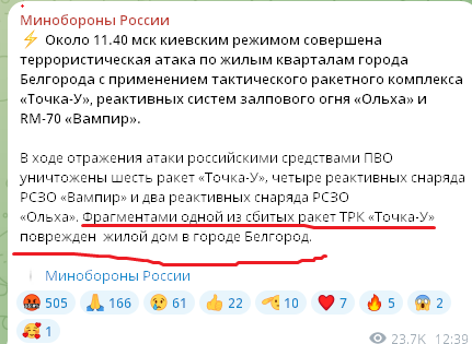 В Белгороде разрушен дом на улице Щорса