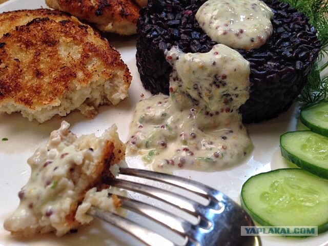 Котлеты из кальмара