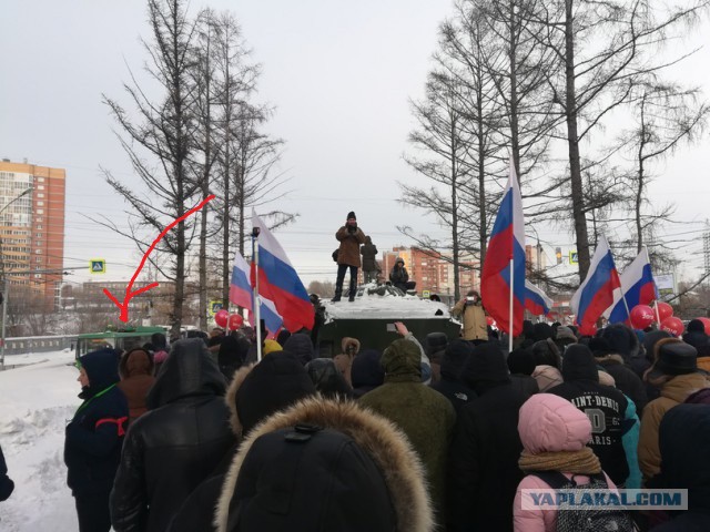 Рассказываю о прошедшем митинге в Новосибирске