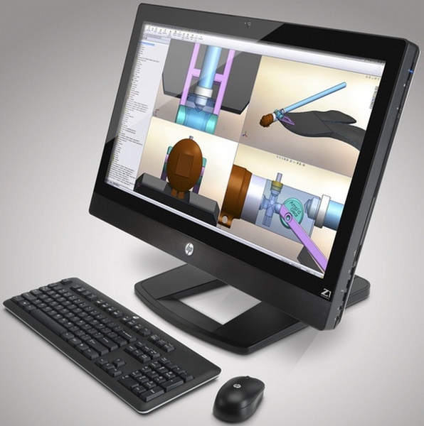 HP Z1: первый в мире моноблок,