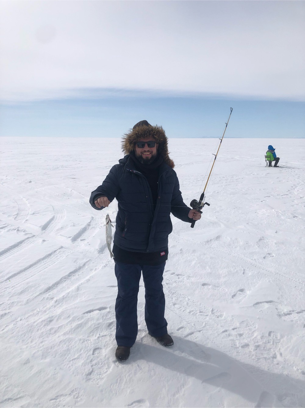 Winter Fishing at Lake Baikal