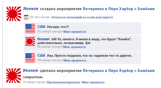 Если бы Facebook существовал * лет назад. Часть 2.
