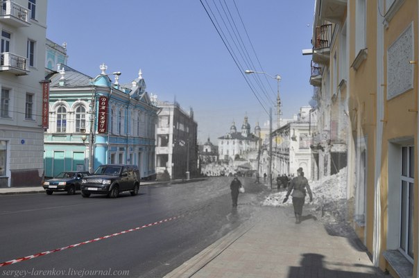 Как изменились города за 70 лет