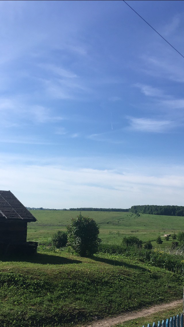 Летний вечер в деревне