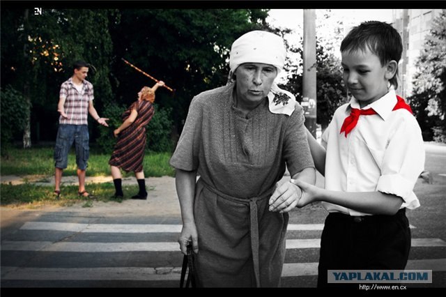 Вот как надо пешеходам (Уступать)