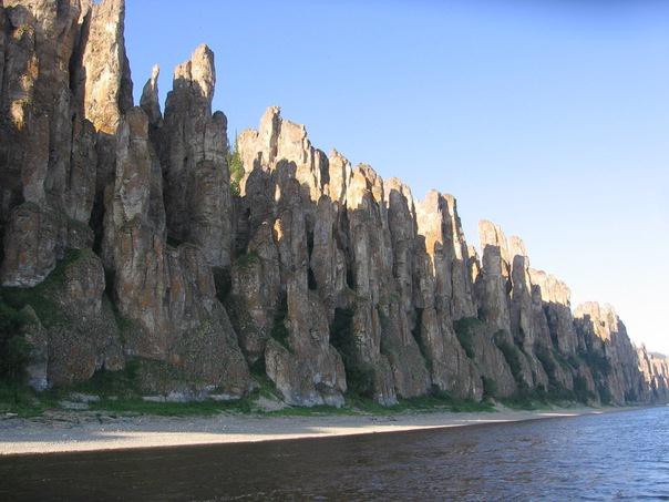 Река Лена. На самодельном плоту