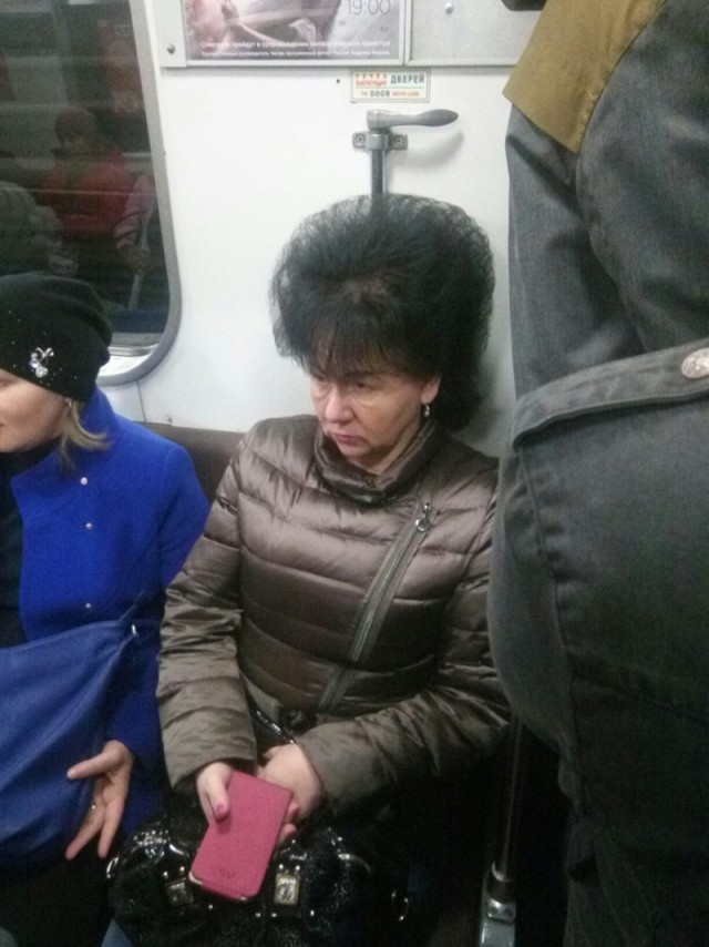 Свежая порция самобытных модников из российского метрополитена