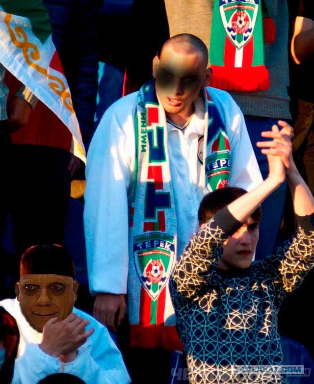 Грозненский фанат ФК "Терек"