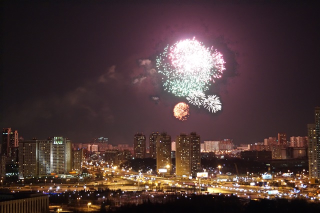 Салют в Москве!