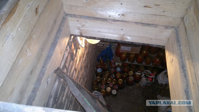 Погреб-овощехранилище за месяц.