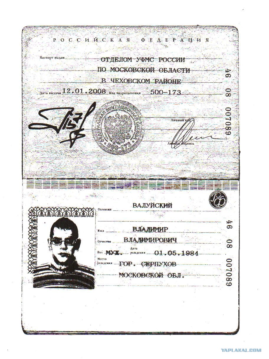 Код подразделения московской обл. Выдан отделом внутренних дел. Отдел внутренних дел.