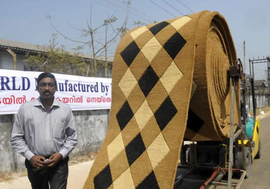 Самый длинный половичок (5 фото)