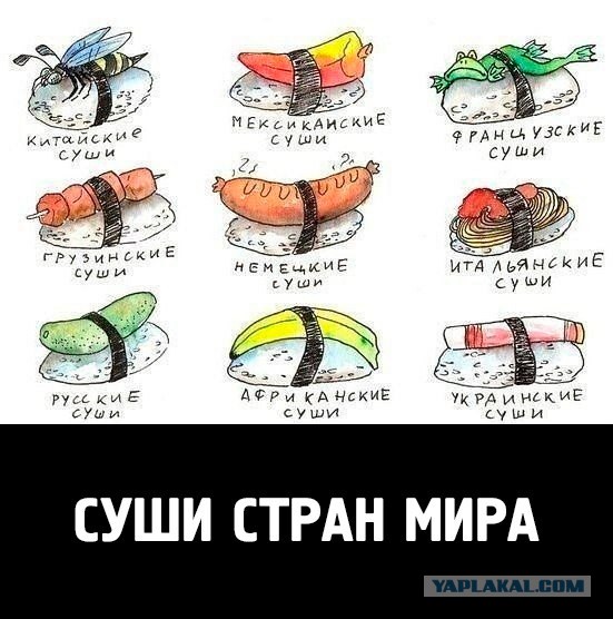 Как японец пробовал белорусские суши...