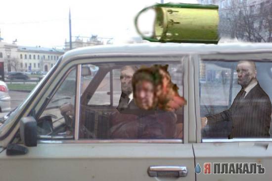 Фотожаба: Бабка и мусорный бак
