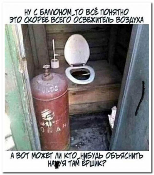 Деревенский туалет 404