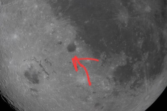 NASA показало свежий снимок тёмной стороны Луны