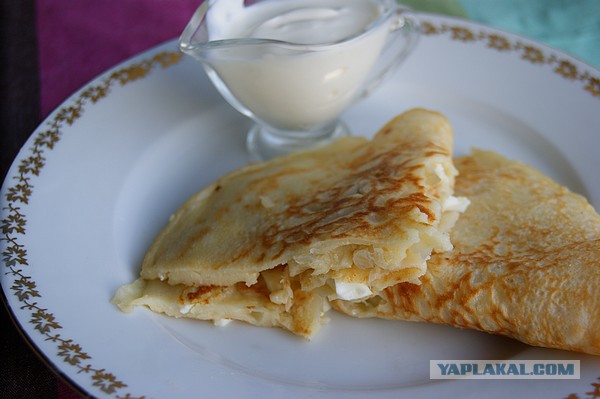 Блины с начинками и без, И пускай масленица  прошла..