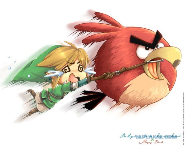 Angry Birds в реальной жизни