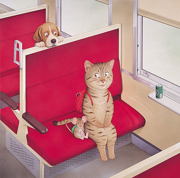 Рисованные киски