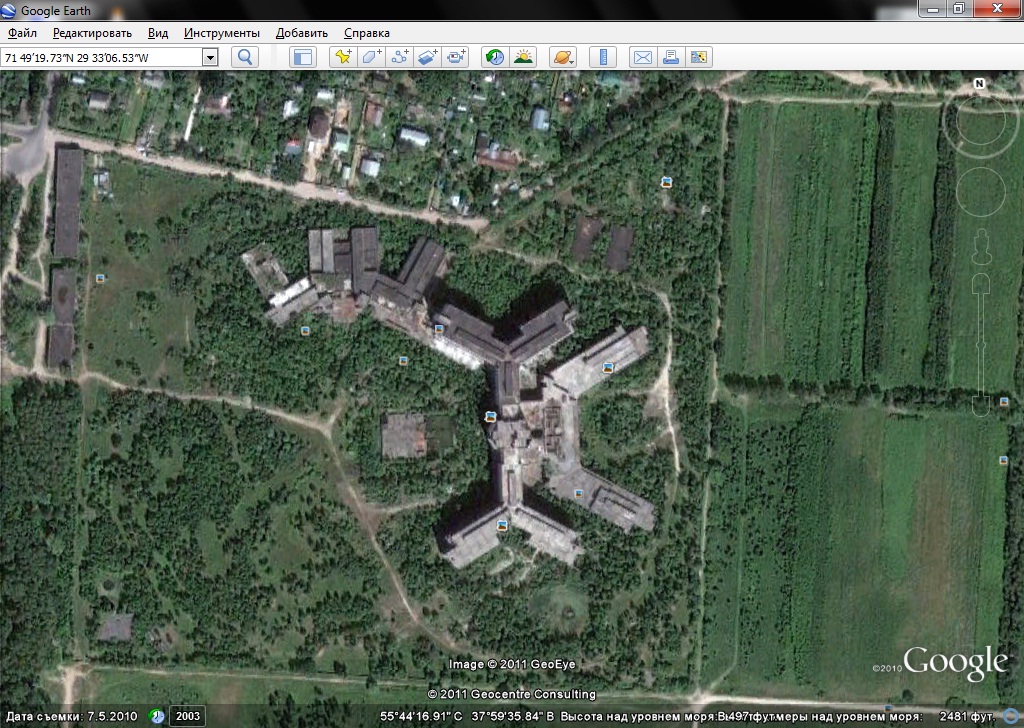 Карта тольятти гугл спутник