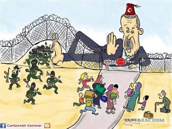 Гнев россиян на Турцию в карикатурах