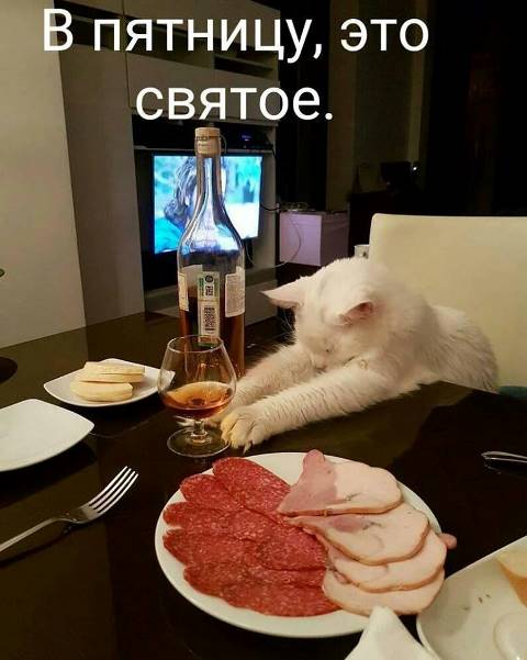 Алкопост на вечер этой пятницы