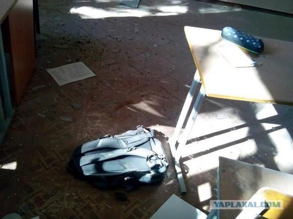 Взрыв в школе Донецка