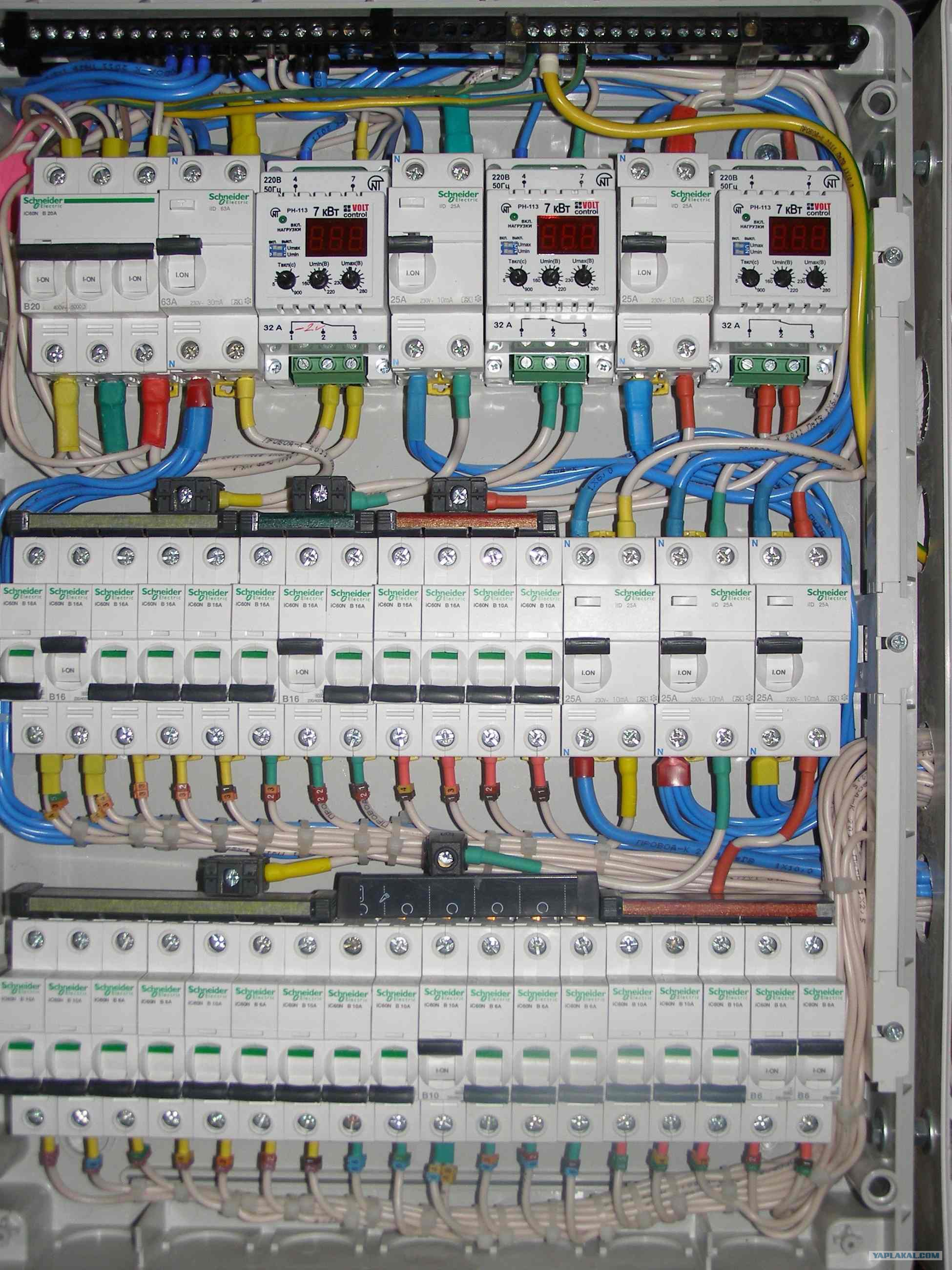 Готовый электрический щиток в сборе для частного дома