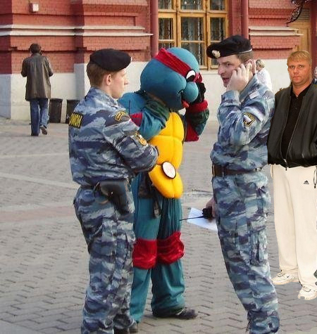 Фотожаба: Ниндзя и омон