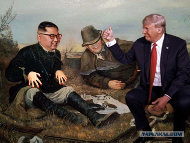 Фотожаба: Три соседа на привале