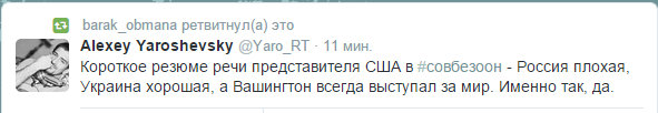 Заседание совбеза ООН по Украине 12.11.14